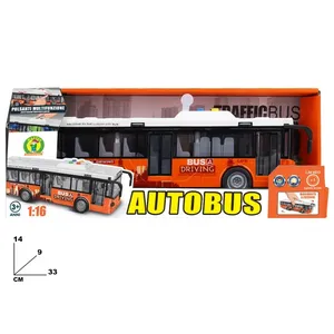 Autobús de Juguete a Escala 1:16, de Plástico, con Batería, Luces y Sonidos, para Niños de 3+ Años - Product Image 1