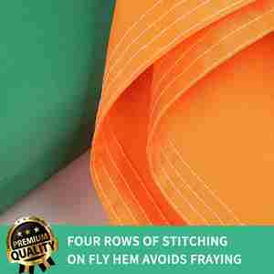 Drapeau d'Irlande 3x5 pieds, extérieur, double face, robuste, en nylon 210D, ourlet 4 points, œillets en laiton - Product Image 3