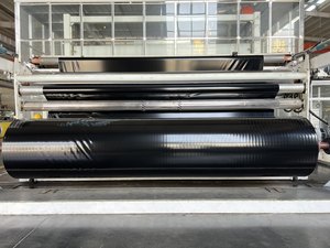 Bâche en <span class=keywords><strong>PVC</strong></span> enduit noir pour rideau latéral de camion - Product Image 6