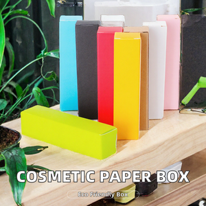 Boîte en carton rigide personnalisée pour cosmétiques, emballage rectangulaire en carton pour rouge à lèvres, brillant à lèvres, emballage cadeau - Product Image 2