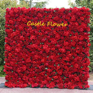 Искусственная стена из пампасной травы H-819, индивидуальный дизайн, скрученная, 8x8 футов, бело-бежевая, для декора свадеб и вечеринок - Product Image 3