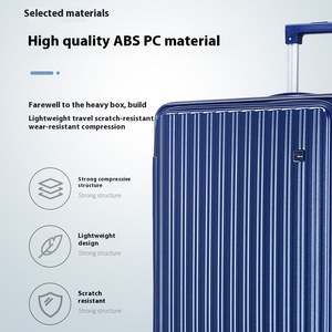 Valise à roulettes de voyage d'affaires à ouverture frontale de grande capacité quotidienne de 20 pouces, cadeau d'entreprise, bagages pour voyageurs d'affaires - Product Image 2