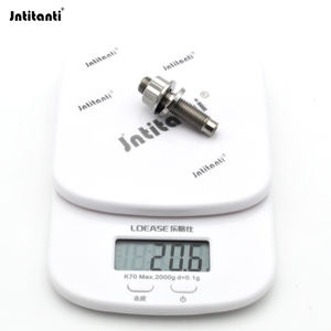 Jntitanti Kits de goujons de Ti-6Al-4V d'usine avec rondelle 12 points écrous à bride nouvel état pour système d'échappement d'admission de <span class=keywords><strong>moto</strong></span> automatique - Product Image 6