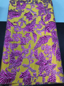 132gsm 20yds quantité minimale de commande Automne Femmes Fantaisie <span class=keywords><strong>Tissu</strong></span> Dobby <span class=keywords><strong>Tissu</strong></span> Métallique Brocade <span class=keywords><strong>Tissu</strong></span> - Product Image 5