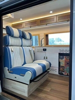 Sièges pliants universels imperméables AutoLiuMa L005H pour 2 personnes, pour camping-car, caravane et conversion de véhicule