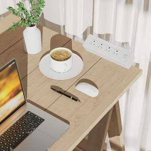 Tira de alimentación de escritorio con USB C Abrazadera de escritorio Tira de alimentación 4 salidas de CA Salidas de escritorio Extensión de conexión para oficina en casa - Product Image 6