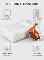 Sachet sous vide stérilisable en nylon BOPA RCPP transparent, 121-130°C, pour emballage alimentaire bouillable, plats cuisinés, en vrac