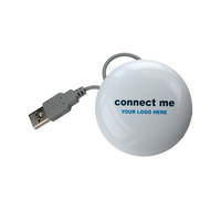 Clé USB Web personnalisable WK006 avec logo, pour entreprise, avec bouton poussoir facile et programmable