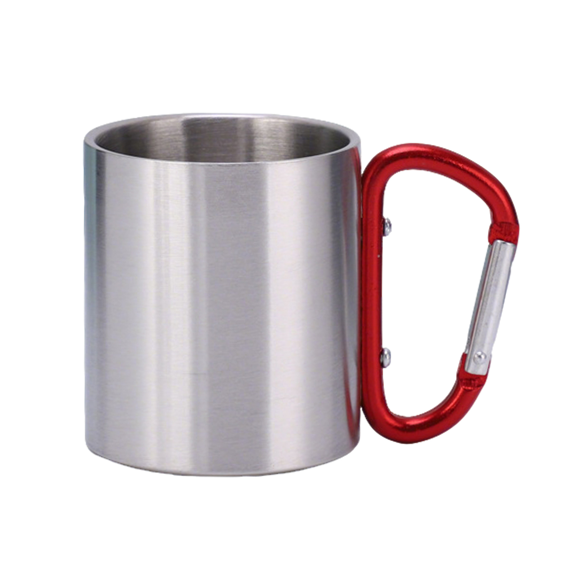 Red climbing carabiner