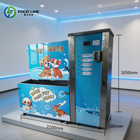 Système multifonctionnel Step Pet pour le rinçage et le séchage des animaux de compagnie, avec services de nettoyage et de séchage à l'air, machine à laver les animaux