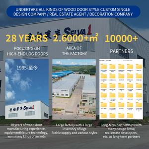 クロスグレインウォールナットフラッシュ木製ドア室内ドア最新チーク材ドアデザインモダンな寝室デザイン - Product Image 5