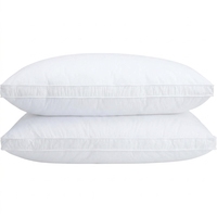 Oreiller de lit en fibre de polyester à soufflets, doux, respirant et de soutien, pour les dormeurs sur le côté, le dos et le ventre (OEM/ODM)