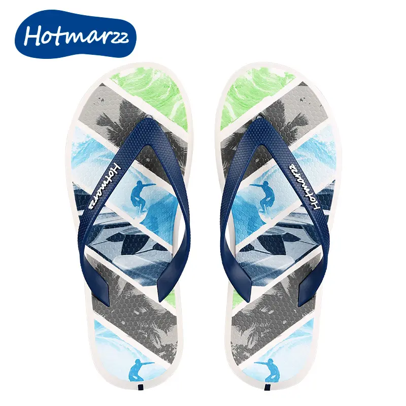 Nieuw Product Comfortabele Man Sandalen Zomer Pu Surf Stijl Slippers Voor Aan Zee