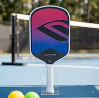 Vente d'usine SLK Omni Original 1.1 Logo Longated Pickleball Paddle 16mm Foam Core Gen 5 Core Foam Interior Carbon Fiber Surface
