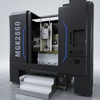 Meuleuse verticale à broche haute précision pour le rectage CNC de composants semi-conducteurs, optiques, pierres réfractaires, roulements et vannes