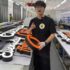 Señales electrónicas iluminadas en 3D, señal de logotipo personalizado Led, señal de canal de señalización comercial para publicidad - Product Image 2
