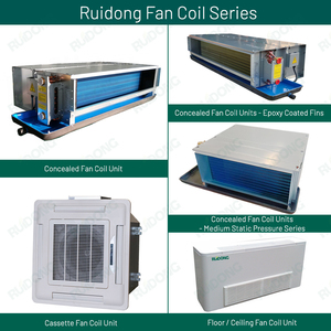 Sistema HVAC de Agua Fría, Unidad de <span class=keywords><strong>Aire</strong></span> <span class=keywords><strong>Acondicionado</strong></span> Tipo Cassette para Techo, Ventiloconvector de Techo - Product Image 5