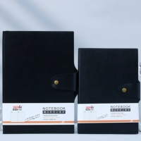 Carnet à anneaux avec boucle magnétique Carnets personnalisés de haute qualité en cuir Pu Nouveau pour l'arrivée d'affaires A5 Spirale en cuir