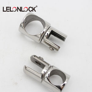 Duschraum zubehör Rundrohr verbinder Glas befestigungs stange Hardware Sitz Ecke Hänge rohr klemme - Product Image 2