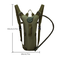 Mochila Táctica Oxford con Cierre, Estilo Moderno, Varios Colores, Alta Calidad, Impermeable, Capacidad de 3L, con Marco Interno