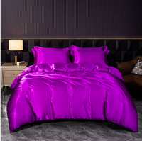 2025 personnalisé moderne Patchwork Style 100% Satin armure concepteur couette ensemble de literie imprimé housse de couette et ensemble de draps de lit