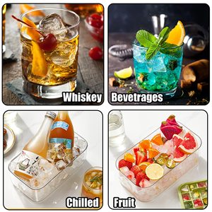 <span class=keywords><strong>2</strong></span> trong 1 dễ dàng phát hành Nhà Bếp Pop nhựa <span class=keywords><strong>ICE</strong></span> CUBE Tray Set cấp thực phẩm Stackable <span class=keywords><strong>Ice</strong></span> làm khay với nắp bin và <span class=keywords><strong>Ice</strong></span> <span class=keywords><strong>Scoop</strong></span> - Product Image 4