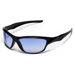 Vente en gros de lunettes de soleil futuristes enveloppantes uniques de créateurs, UV400, mode femme homme, lunettes de soleil Y2K pour unisexe - Product Image 3