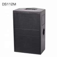 Haut-parleur de scène audio professionnel passif en bois DS112, simple, 12 pouces