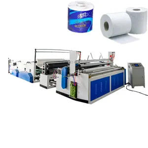 Small business new paper product making machinery automatic toilet roll manufacturing machine