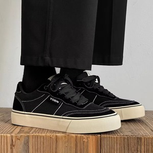 Trendy Thick Sole <b>Canvas</b> Board Shoes 2026 New Autumn Retro Casual Sneakers for Teen Men Street Daily Outfit - Product Image 3