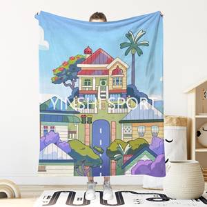 Custom simpatico cartone animato per bambini regalo in pile coperta personalizzata nome morbido e accogliente coperta per neonati - Product Image 2