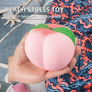 Nouvelle coussinnette anti-stress en PU rose de 4 pouces, parfumée à la crème, à remontée lente, pour filles de 14 ans et plus - Product Image 2