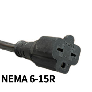 YG US NEMA 6-15R 6 pieds SJTW cuivre ordinateur utilisation câble d'extension prise générateur puissance intérieur/extérieur 15A - Product Image 1