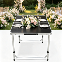 Tables pliantes pour touristes, ensembles de tables pliantes, tables pour événements, tables de fête, tables en MDF et métal, tables d'extérieur
