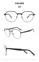 Lunettes de vue pour jeunes hommes, monture rétro en acier inoxydable, fil métallique, TR90 et caoutchouc, de grandes marques de créateurs, vente en gros