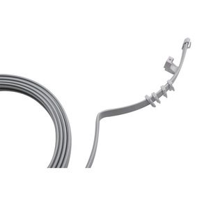 Heavy Duty Flexible Modern Wedding & Bar Mitzvah Riel de cortina de <span class=keywords><strong>PVC</strong></span> blanco con pistas curvas para cortinas de ventana - Product Image 6