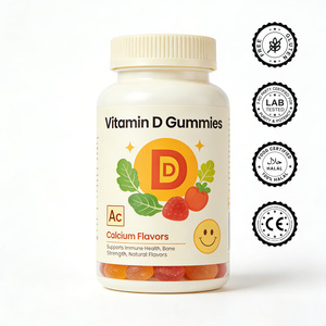 Gomitas de Vitamina D Orgánica, Vitamina Natural del Sol, Mezclas Personalizadas, Servicio de Marca Privada OEM ODM, Certificación HACCP ISO GMP NSF - Product Image 1