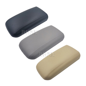 Funda de Cuero para Reposabrazos Central de Chevrolet, Caja de Almacenamiento, Negro, Beige, Gris - Product Image 1