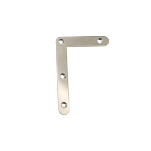 Support d'angle en forme de L en acier inoxydable 90x60x1,5 mm, connecteur de quincaillerie durable pour table, chaise, support de caisse en bois - Product Image 3