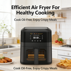 مقلاة هوائية منزلية مختارة بتصميم مميز، فرن مايكروويف وكهربائي كبير السعة قابل للتخصيص - Product Image 3