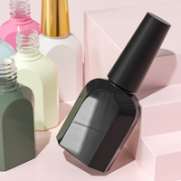 Flacon de vernis à ongles dégradé de 7 ml, nouveau design, vide, pour gel de construction semi-permanent, emballage en verre