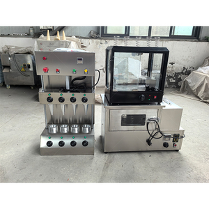 Machine à faire des cônes à pizza à prix abordable, machine à snacks, machine à cônes coniques pour la fabrication de pizzas - Product Image 2