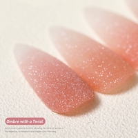 MyBeautyNails – poudre à effet de sucre Pixie en cristal, marque privée OEM, 6 couleurs, sucre noir et blanc, paillettes pour ongles