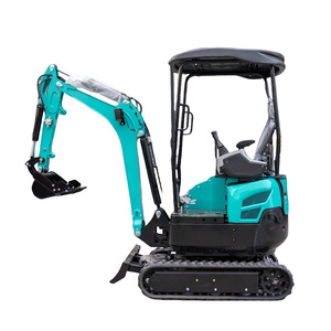 Mini-excavatrice 18-3 de type chenillé, couleur bleue, petit rayon de braquage, pour utilisation en verger et sur terres agricoles - Product Image 1