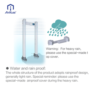 18 khu vực độ nhạy cao vòm đi bộ qua máy dò kim loại Cổng An Ninh cơ thể <span class=keywords><strong>Scanner</strong></span> cho sân bay nhà máy tổ chức sự kiện Checkpoint giá - Product Image 5