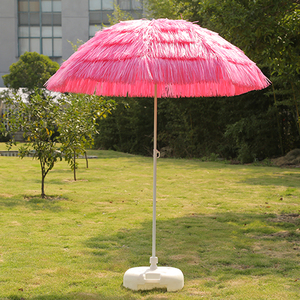 Couleurs spéciales parasol parapluie plage parapluie mobilier d'extérieur 3mm Parasol parapluies style hawaïen <span class=keywords><strong>paille</strong></span> mode chinois 2M - Product Image 4