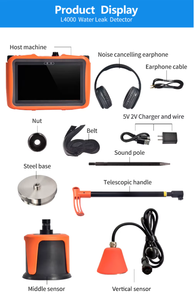 Detector de fugas de agua para interior y exterior, <span class=keywords><strong>geófono</strong></span> de Metal portátil, <span class=keywords><strong>Digital</strong></span>, eléctrico, para detección de agua, OEM personalizable, al por mayor - Product Image 4