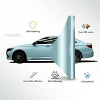Film de protection de voiture de luxe vert auto-réparateur, changeant de couleur, anti-UV, anti-infrarouge, TPU, protection intégrale 7,5 mil, rouleau anti-rayures, personnalisable