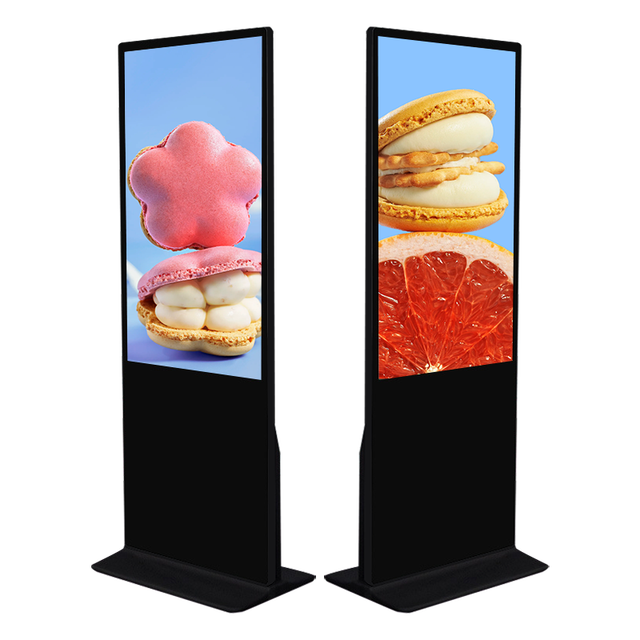 VETO LCD Floor Standing 32-86 Inch Commercial Advertising Video Player Free CMS Indoor Totem Digital Signage and Display
