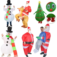 Costume gonflable de Noël en gros Costume d'arbre de Noël Costume gonflable de père Noël Vêtements gonflables Cosplay